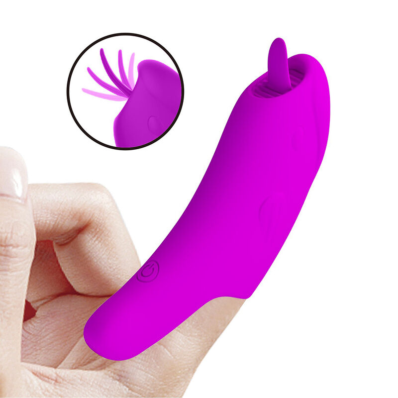 PRETTY LOVE - VIBRADOR DE DEDO RECARREGÁVEL PETERSON HONEY FINGER ROXO - Image 10