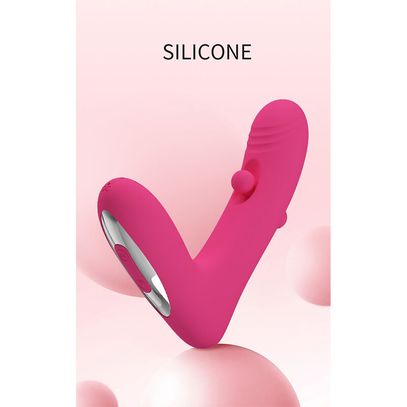 PRETTY LOVE - DUDEN Vibrador de silicone recarregável com 12 modos de vibração e 3 modos de balanço, rosa. - Image 13