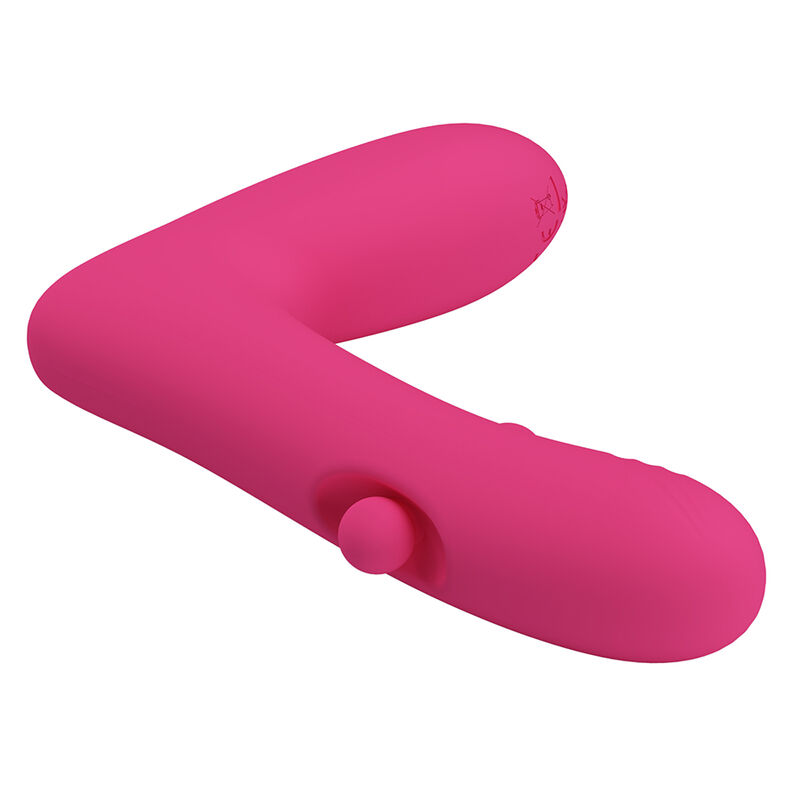 PRETTY LOVE - DUDEN Vibrador de silicone recarregável com 12 modos de vibração e 3 modos de balanço, rosa. - Image 5
