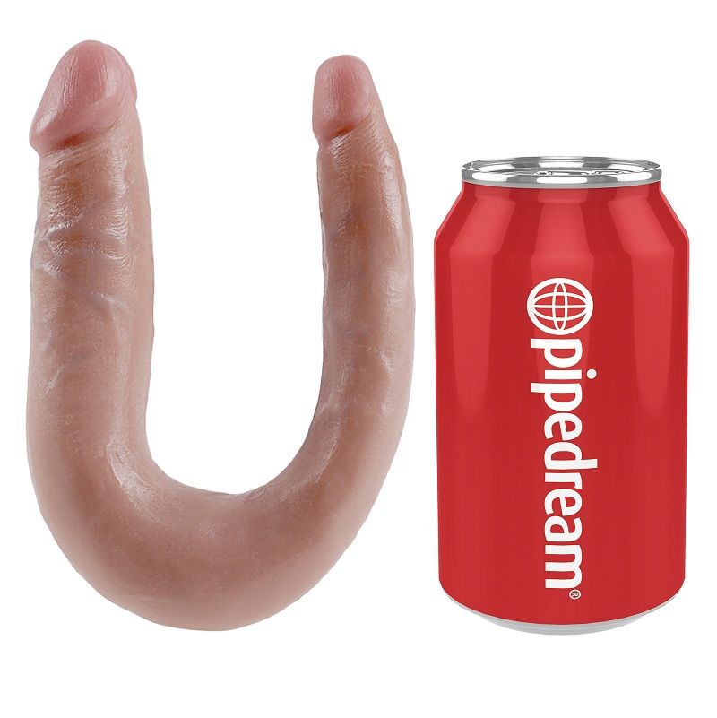 KING COCK – PEQUENO EM FORMATO DE U, DUPLO, CARNE PROBLEMÁTICA, 12,7 CM