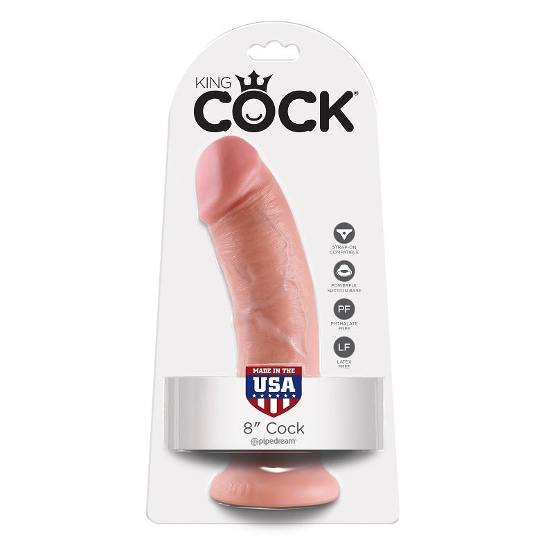 KING COCK – DILDO DE CARNE DE 20,3 CM