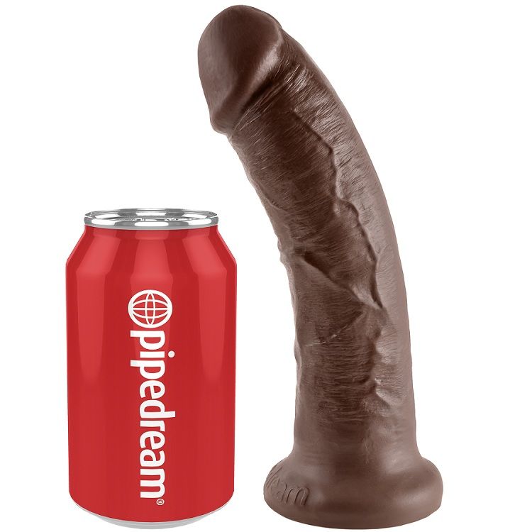 KING COCK – 8 DILDO BROWN 20.3 CM