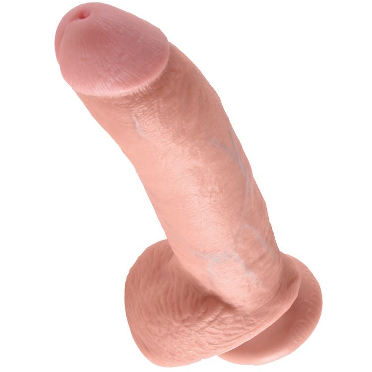 KING COCK - DILDO DE CARNE COM BOLAS 22,9 CM - Image 4
