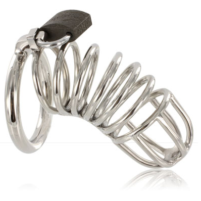 METAL RESISTENTE – DISPOSITIVO DE CASTIDADE COM ANEL DE GAIOLA