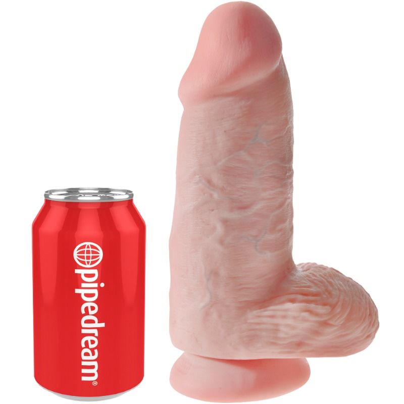 KING COCK – PÊNIS REALISTA E GORDINHO DE 23 CM