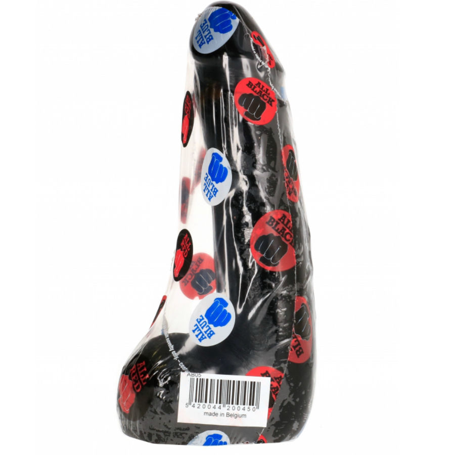 ALL BLACK - SOFT BLACK REALISTIC DILDO 20 CM - Image 3