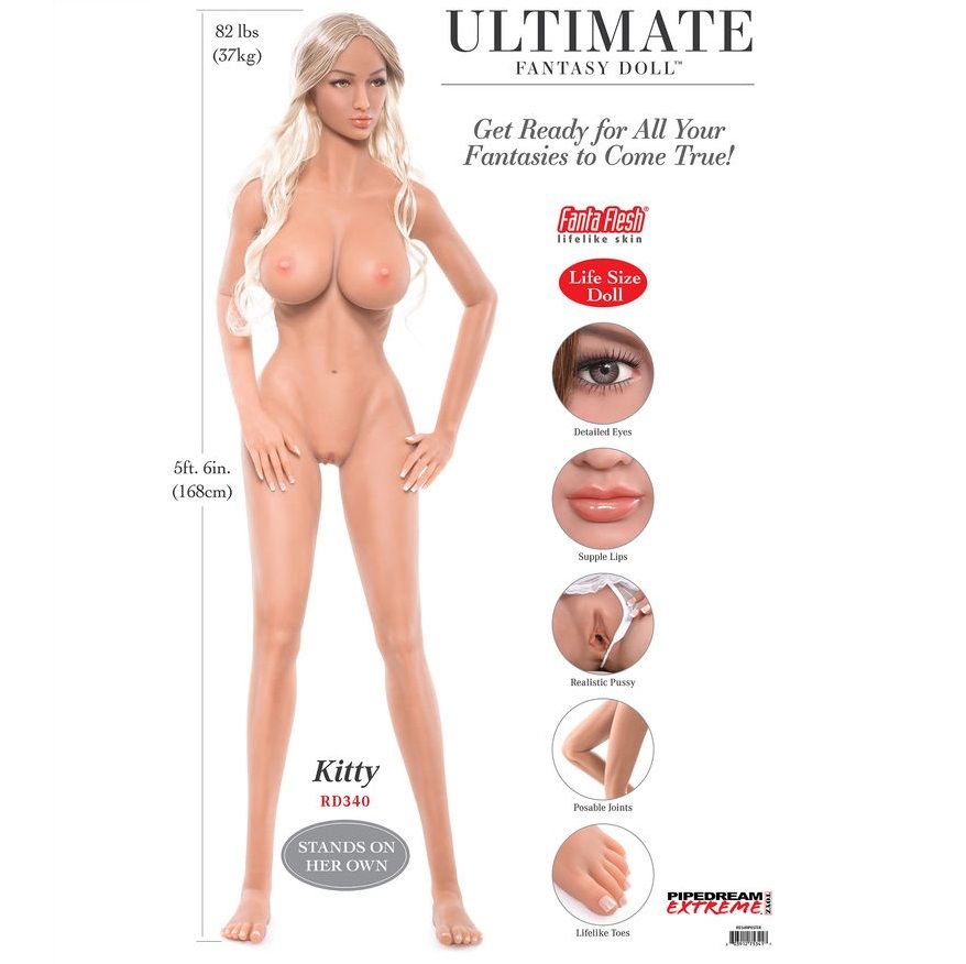 EXTREME TOYZ - PIPEDREAM EXTREME ULTIMATE FANTASY DOLLS KITTY 168 CM - Image 13