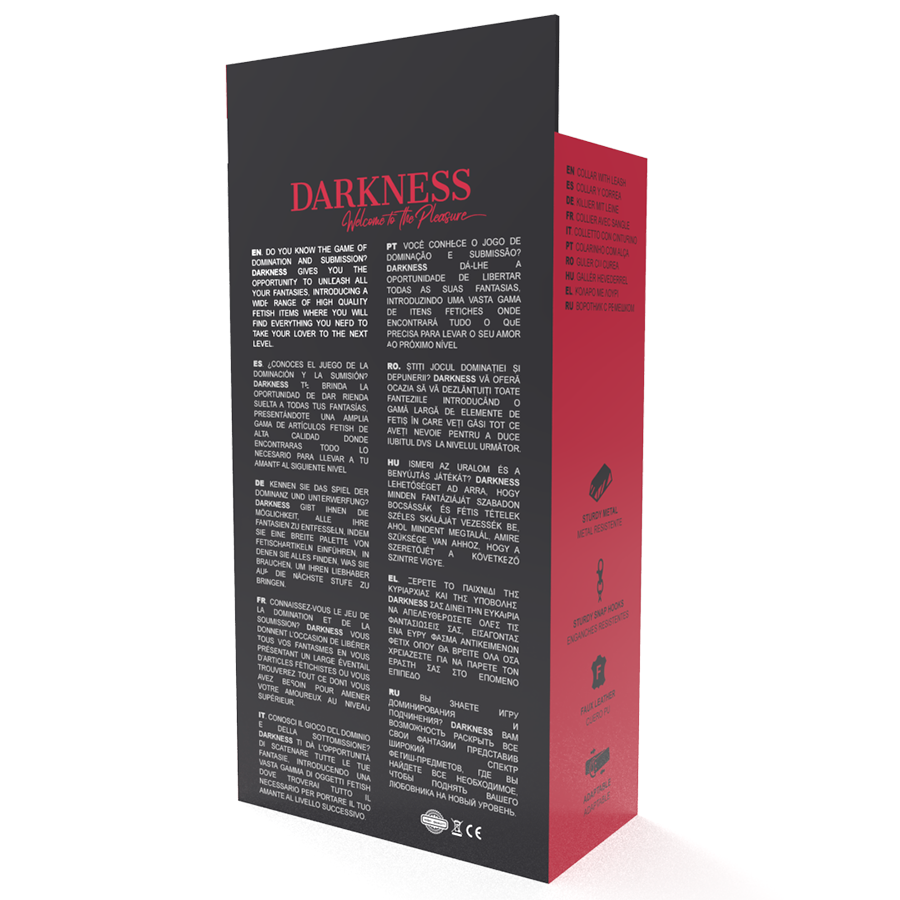 COLAR DARKNESS - POSTURE COM CORRENTE DE COURO - Image 6