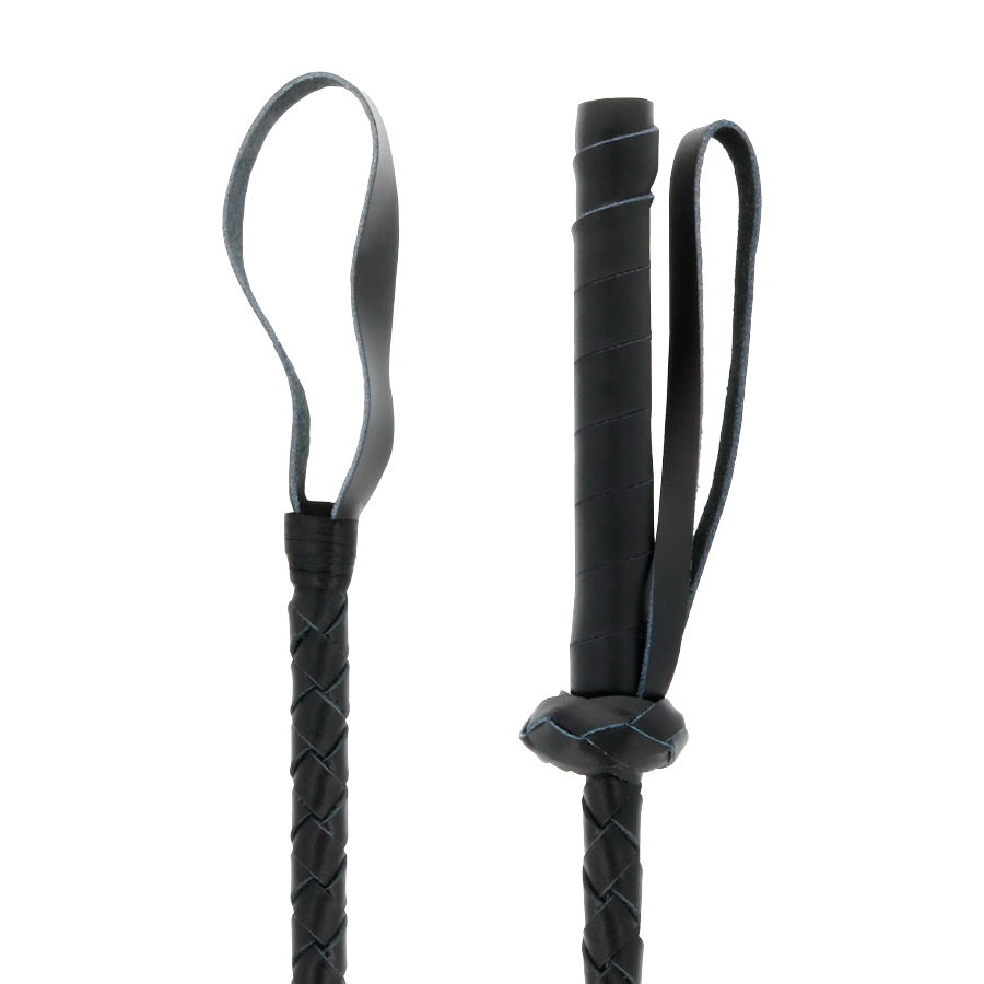 ESCURIDÃO – CHICOTE DE COURO FETICHE BDSM 60CM