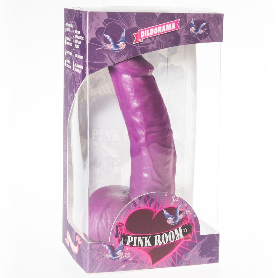 ROSA – CONNOR DILDO REALISTA ROXO 16 CM