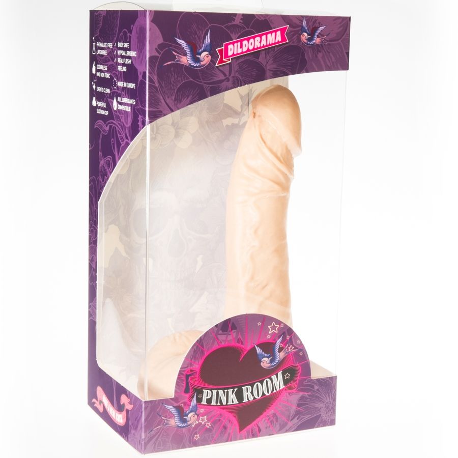 ROSA – EBAN DILDO REALISTA COR DE CARNE 19 CM