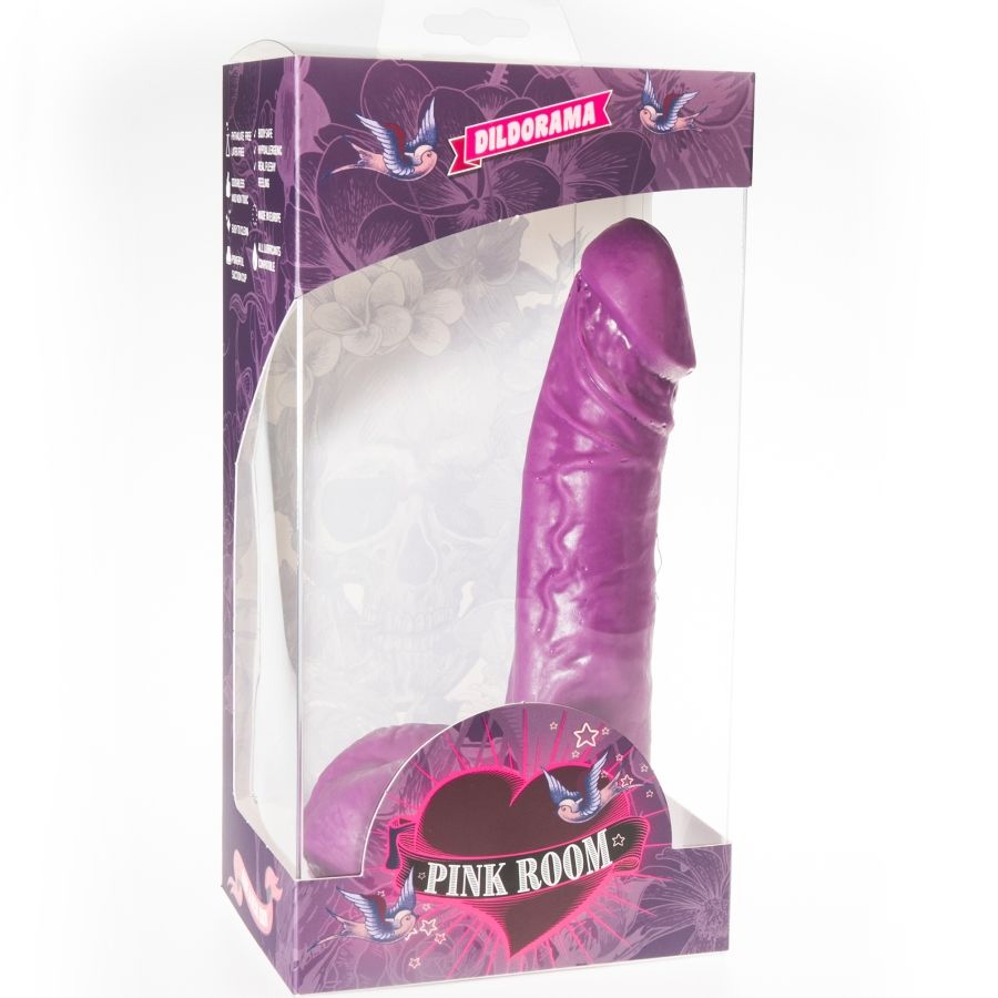 ROSA – EBAN DILDO REALISTA ROXO 19 CM