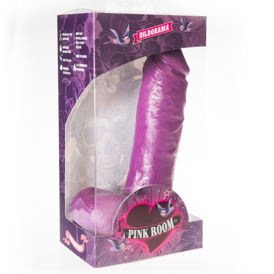 ROSA – ANTON DILDO REALISTA ROXO 21,5 CM