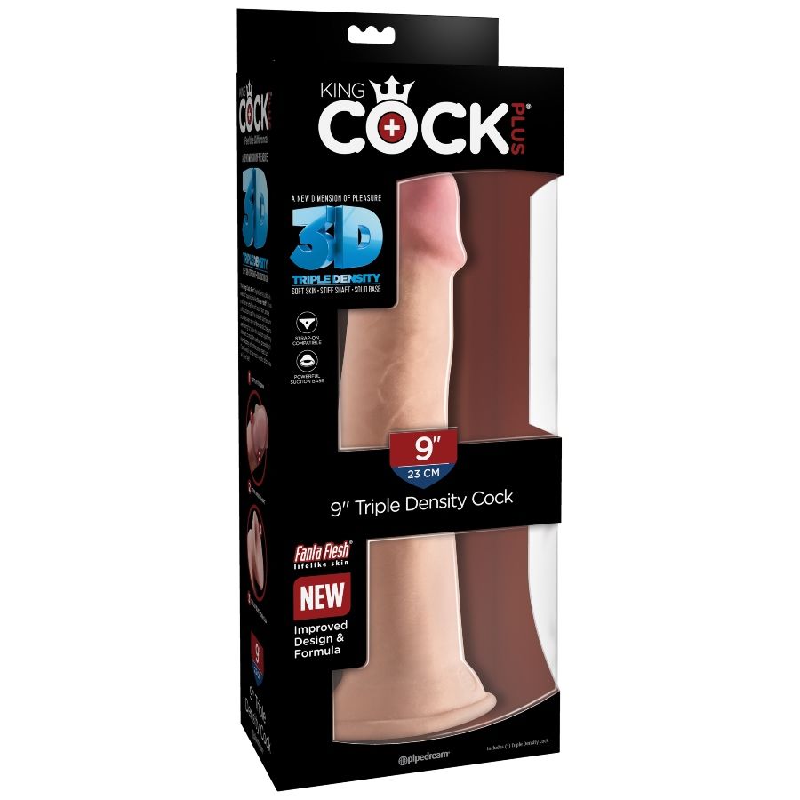 KING COCK - DILDO DE TRIPLA DENSIDADE 23 CM - Image 6