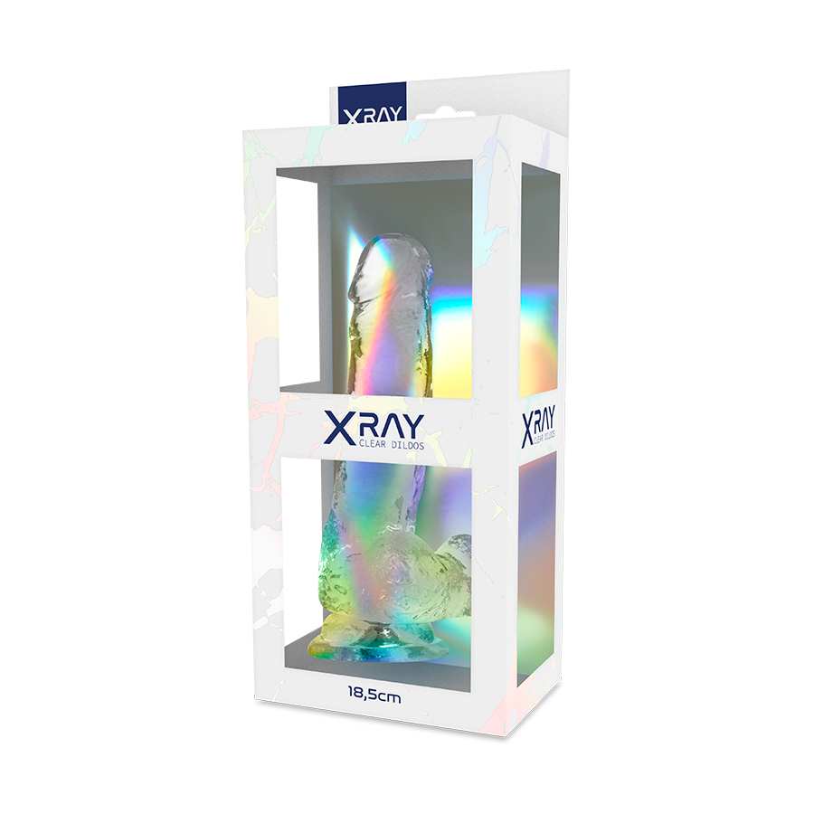 RAIO-X – PÊNIS TRANSPARENTE COM TESTÍCULOS 18,5 CM -O- 3,8 CM