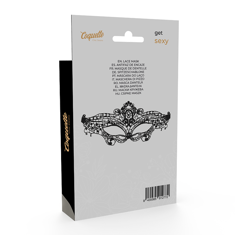 COQUETTE CHIC DESIRE - MÁSCARA DE RENDA PRETA - Image 6