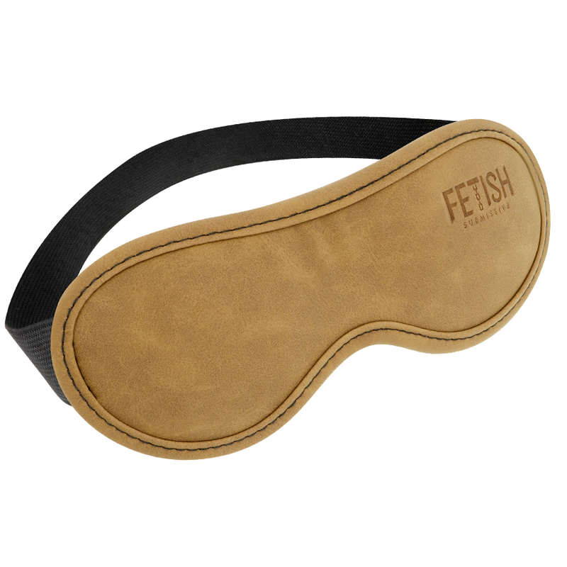 Máscara Fetish Submissive Origin – em couro vegano com forro de neoprene