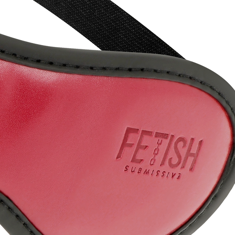 Máscara de couro vegano com forro de neoprene para quarto escuro de submissão fetichista - Image 3