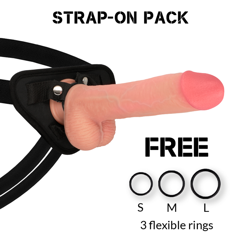 ROCKARMY – ARN S + DILDO DE SILICONE LÍQUIDO PREMIUM KINGCOBRA 24 CM -O- 4,77 CM
