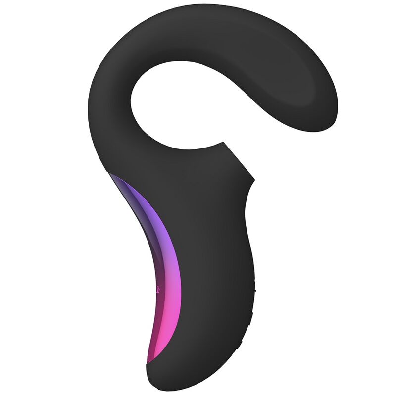 LELO – ENIGMA MASSAGEADOR DE ESTIMULAÇÃO COM DUPLA SUCÇÃO PRETO