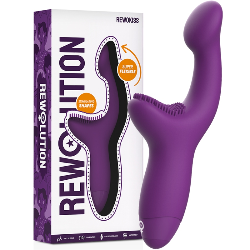 REWOLUTION – VIBRADOR REWOKISS PONTO PARA ESTIMULADOR