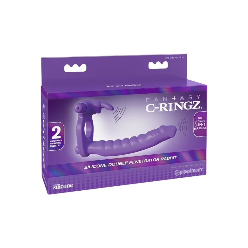 FANTASY C-RINGZ - VIBRADOR DUPLO DE SILICONE COM CABEÇA - Image 6