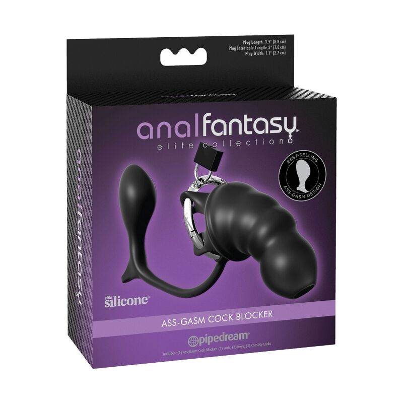 COLEÇÃO ELITE DE FANTASIA ANAL - BLOQUEADOR DE PÊNIS PARA ORGASMO ANAL - Image 3
