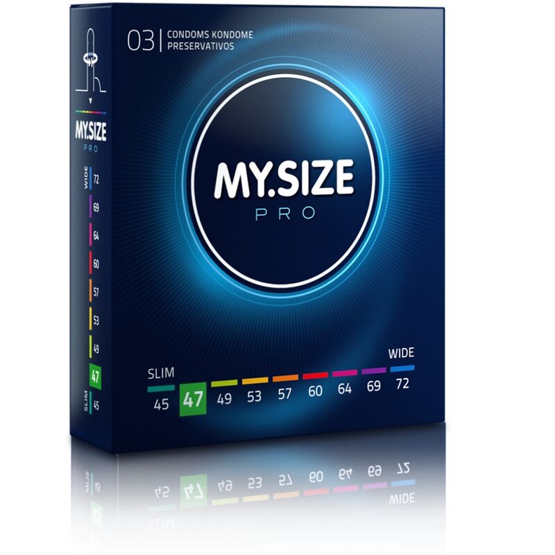 MY SIZE – CAMISINHAS PRO 47 MM – 3 UNIDADES