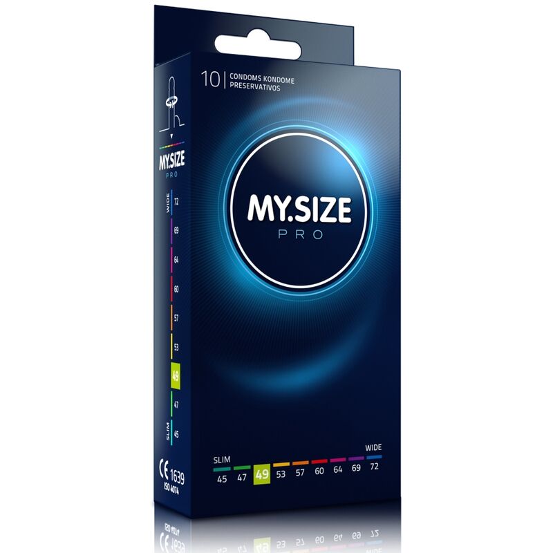 MY SIZE – CAMISINHAS PRO 49 MM 10 UNIDADES