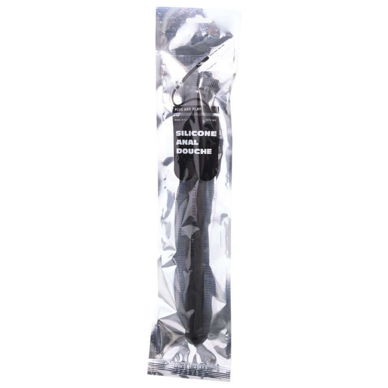 TODO PRETO – DUCHA ANAL DE SILICONE COM RELEVO 27 CM