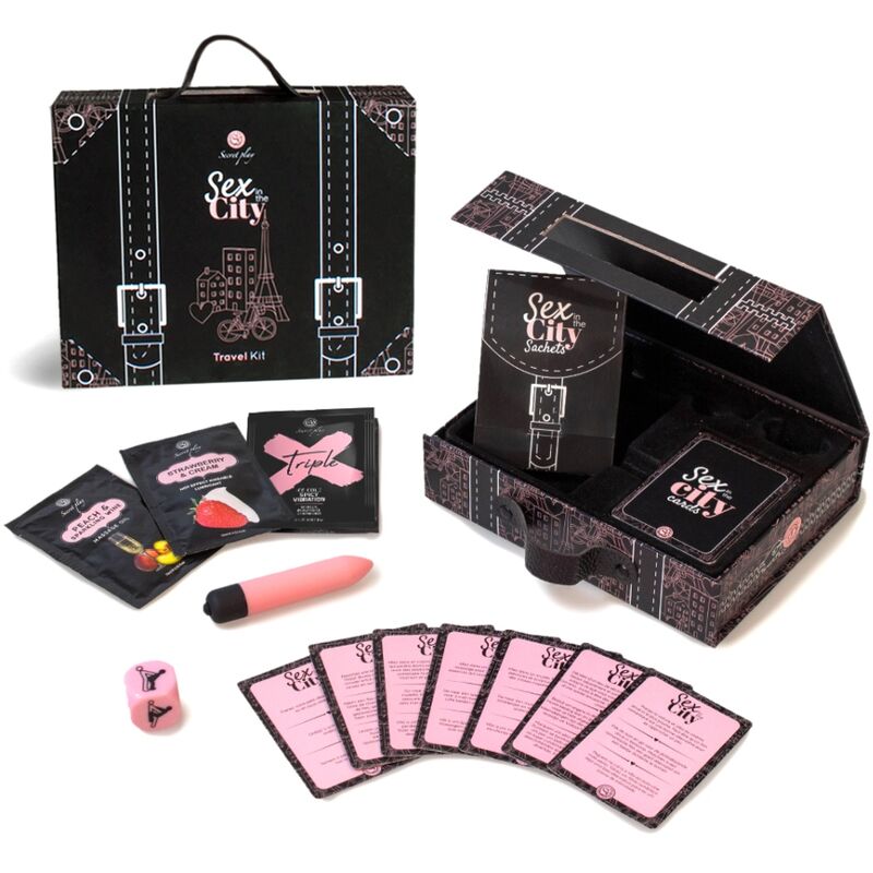 SECRETPLAY – KIT DE VIAGEM SEX AND THE CITY (ES/EN/DE/FR/NL/PT)
