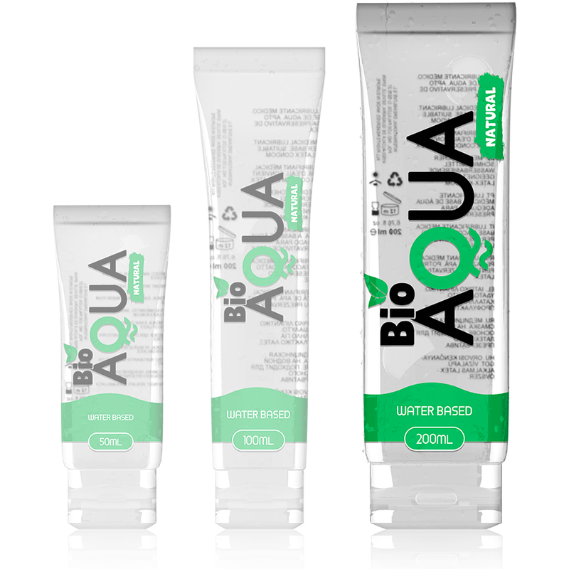 BIOAQUA – LUBRIFICANTE COM INGREDIENTES NATURAIS À BASE DE ÁGUA 200 ML