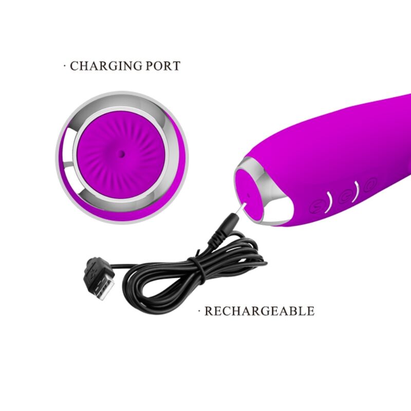 PRETTY LOVE - VIBRADOR MOLLY COM ROTAÇÃO RECARREGÁVEL - Image 4