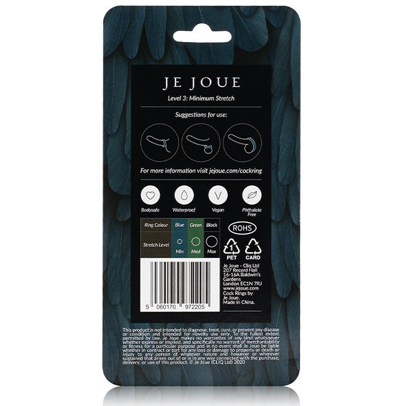 EU BRINCO - ANEL DE SILICONE AZUL - ESTRANGULAMENTO MÍNIMO - Image 5