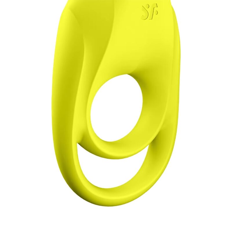 SATISFYER – VIBRADOR DE ANEL DUPLO ESPETACULAR AMARELO