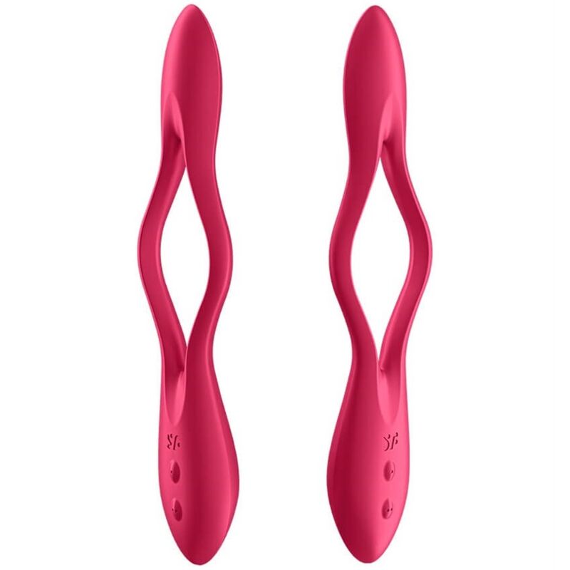 SATISFYER - VIBRADOR MULTIFUNCIONAL ELÁSTICO VERMELHO - Image 2