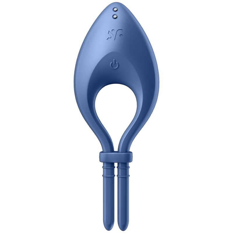 SATISFYER – VIBRADOR ANEL BULLSEYE AZUL