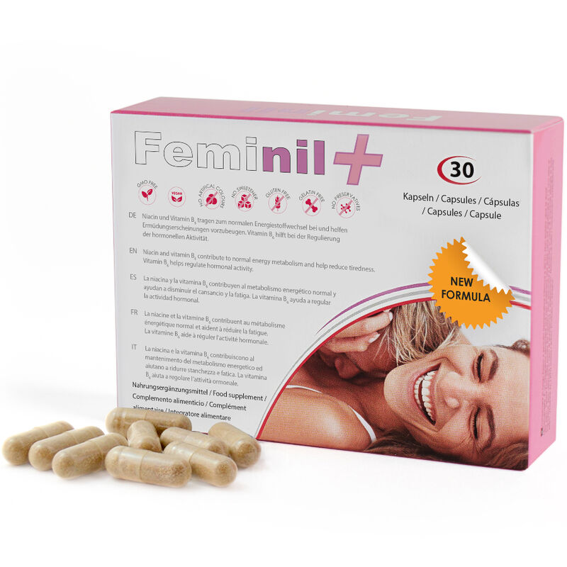 500 COSMÉTICOS – FEMINIL+ AUMENTO DA LIBIDO FEMININA – 30 CÁPSULAS