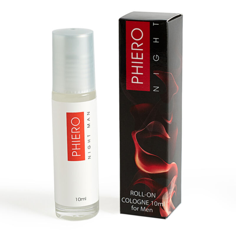 500 COSMETICS – PERFUME PHIERO NIGHT MAN COM FEROMÔNIOS PARA HOMENS COM APLICAÇÃO ROLL-ON