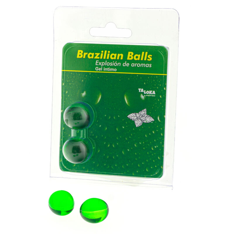 TALOKA – 2 BOLAS BRASILEIRAS GEL ÍNTIMO DE HORTELÃ