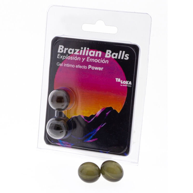 TALOKA – 2 BOLAS BRASILEIRAS EFEITO PODEROSO GEL EXCITANTE
