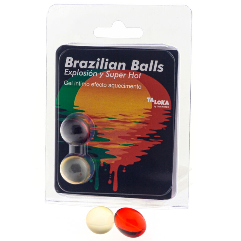 TALOKA - 2 BOLAS BRASILEIRAS EFEITO SUPER QUENTE GEL EXCITANTE - Image 2