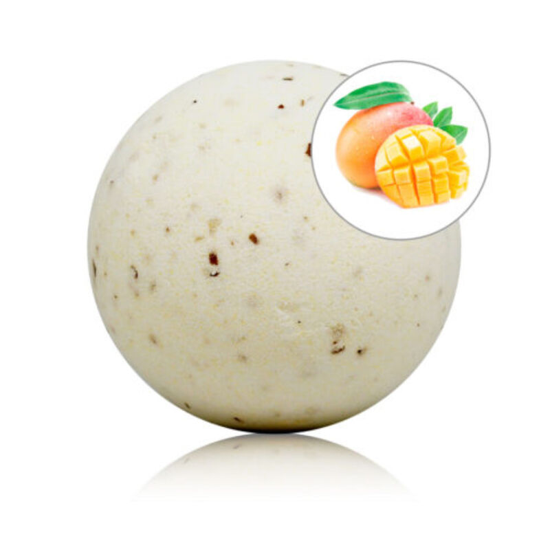 TALOKA – BOMBA DE BANHO COM AROMA DE MANGA E PÉTALAS DE ROSA