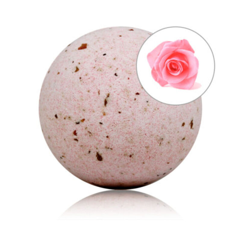 TALOKA – BOMBA DE BANHO COM AROMA DE ROSAS E PÉTALAS DE ROSA