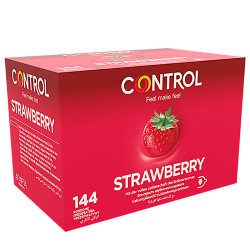 CONTROLE – CAMISINHAS ADAPTA SABOR MORANGO 144 UNIDADES
