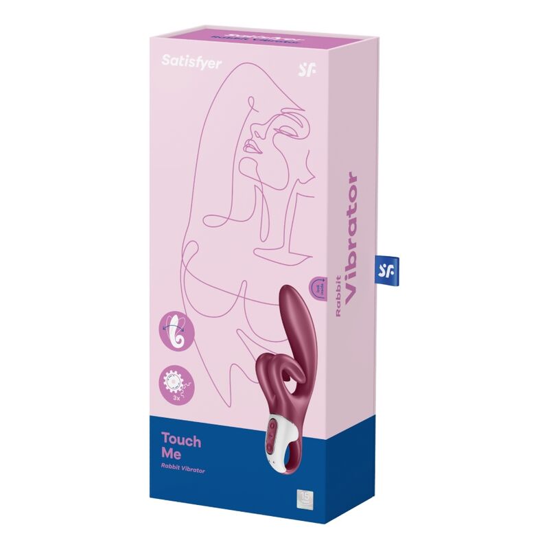SATISFYER - TOUCH ME RABBIT VIBRATION VERMELHO - Image 5