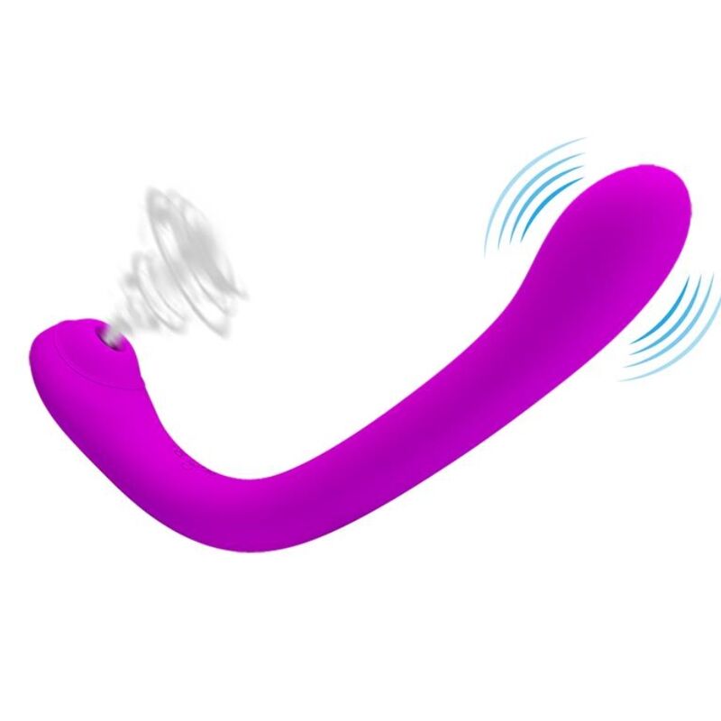 PRETTY LOVE – VIBRADOR E SUTOR CLITÓRICO ALEX LILAC