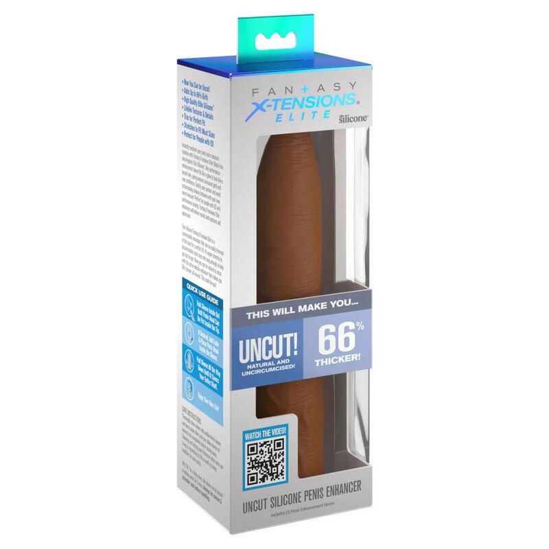 FANTASY X-TENSIONS – MANGA EXTENSORA PIPEDREAMS SEM CORTES 17,78 CM CARAMELO