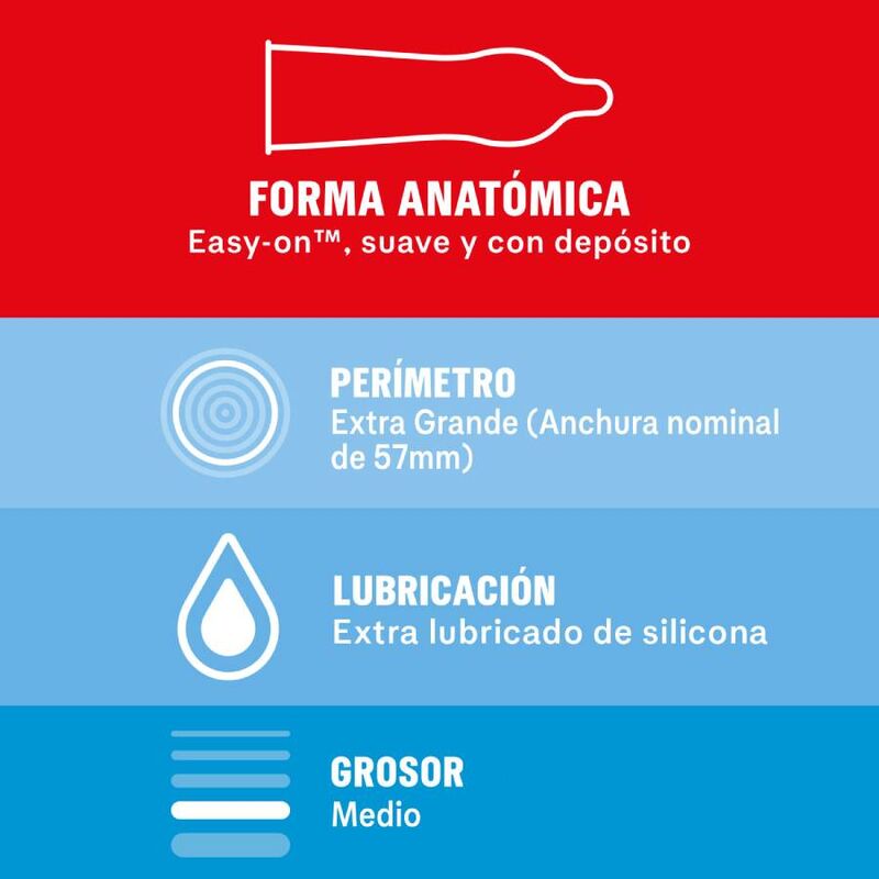 DUREX – CAMISINHAS SENSITIVE XL EXTRA GRANDES – 10 UNIDADES