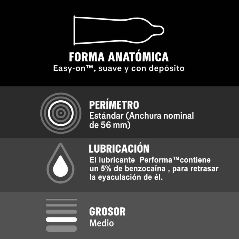 DUREX - PRAZER PROLONGADO COM EJACULAÇÃO RETARDA - 12 UNIDADES - Image 3